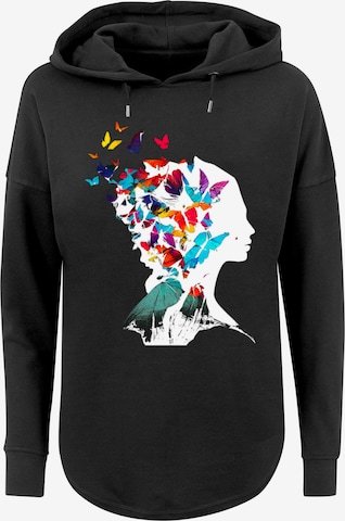 F4NT4STIC Sweatshirt in Black: front