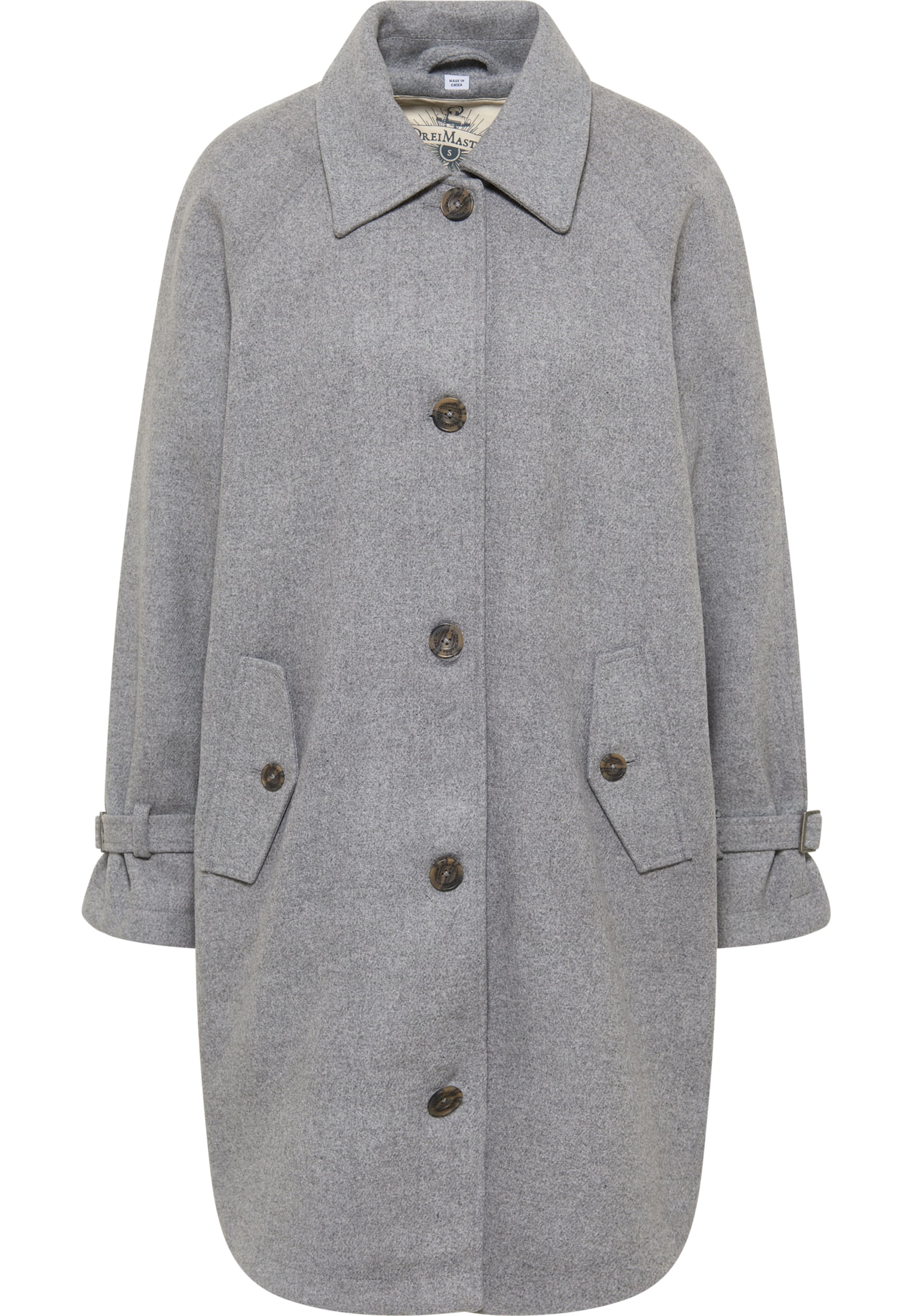 DreiMaster Vintage Övergångskappa i grå: framsida