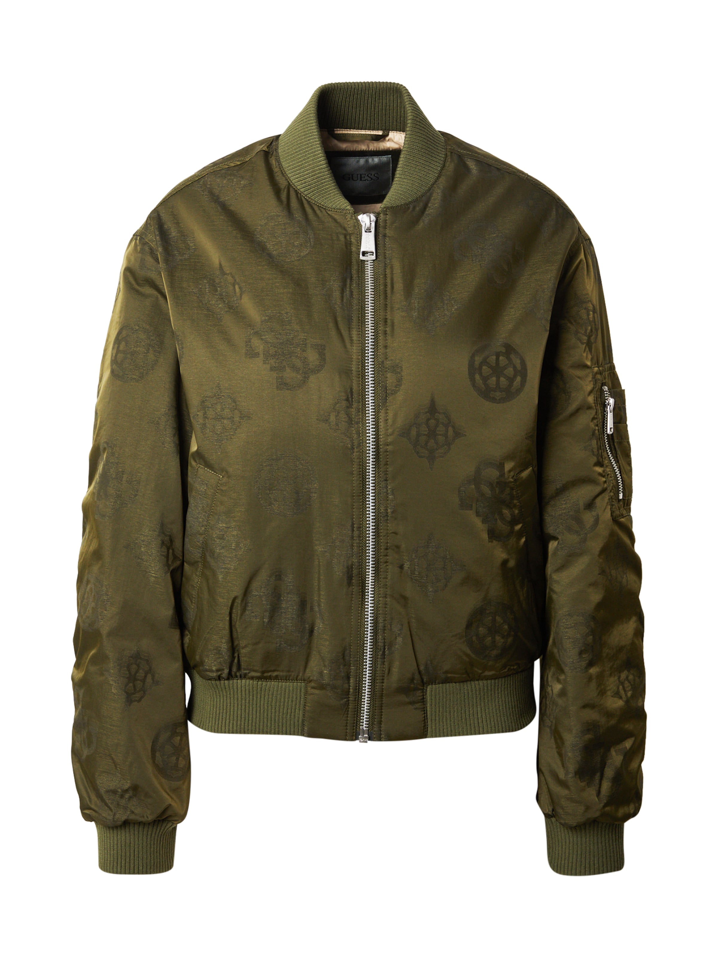 GUESS Преходно яке 'PHILOMENE' в зелено: отпред