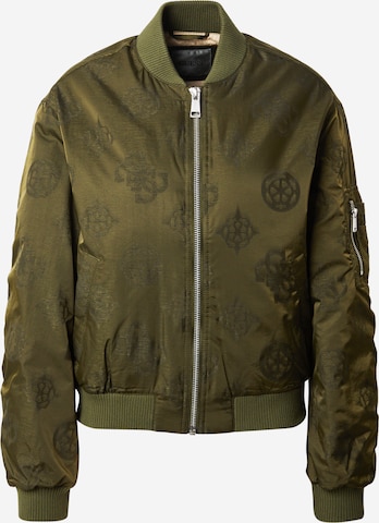 GUESS Přechodná bunda 'PHILOMENE' – zelená: přední strana