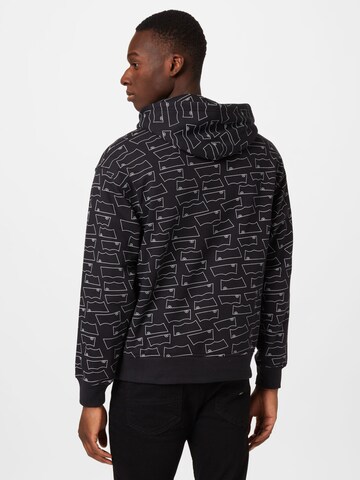 LEVI'S ® Regular Fit Sweatshirt 'Relaxed Graphic Hoodie' in Schwarz