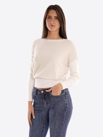 Pull-over 'Maglia' Yes Zee en blanc
