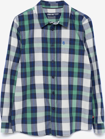 BIG STAR Regular fit Button Up Shirt ' EDWIN ' in Green: front