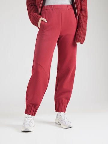 MM by Max Mara Tapered Trousers 'LVISTA' in Red: front