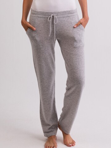 regular Pantaloni di CASH-MERE.CH in grigio: frontale