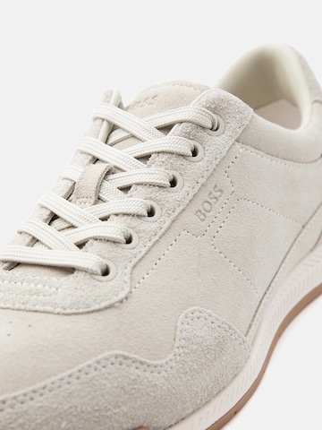 Baskets basses 'Nitan' BOSS en beige
