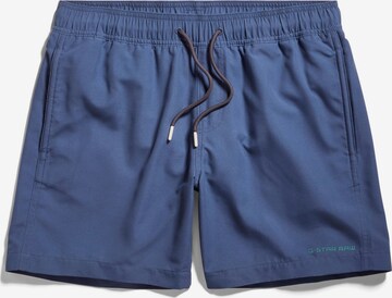 G-Star RAW Board Shorts in Blue: front