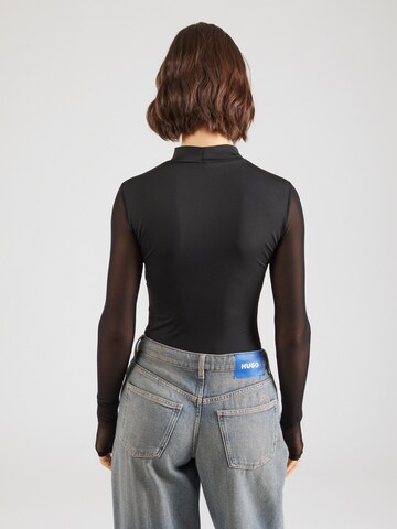 ABOUT YOU Shirt body 'Dilara' in Zwart