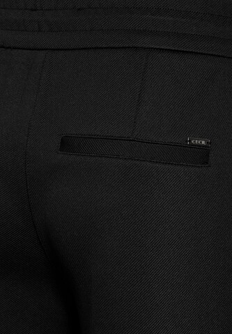 CECIL Regular Hose in Schwarz
