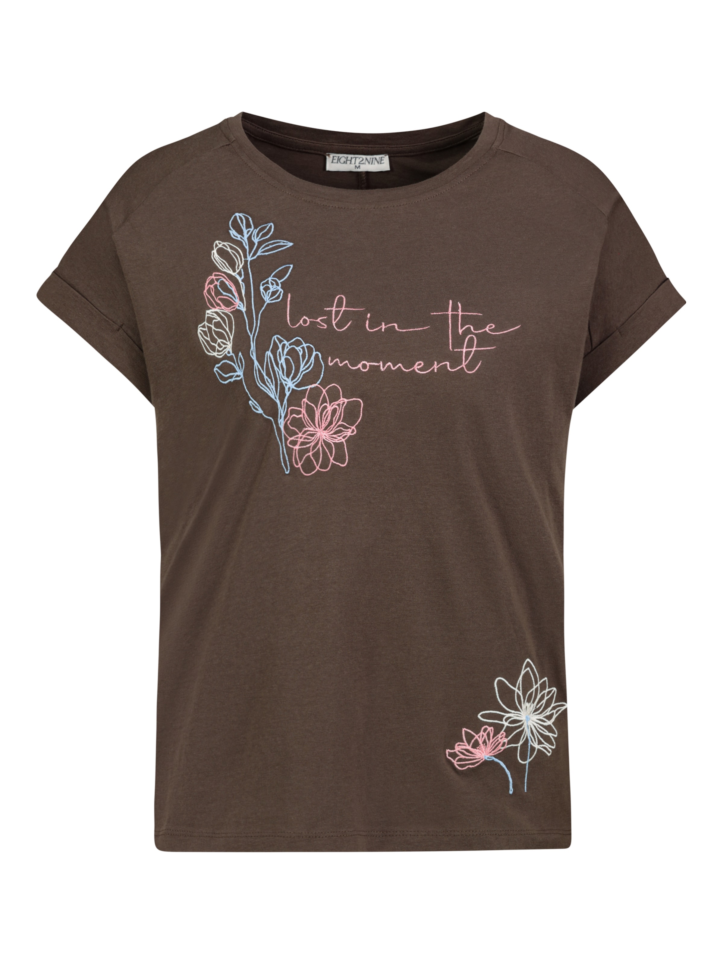 Eight2Nine T-Shirt in Braun: Vorderseite
