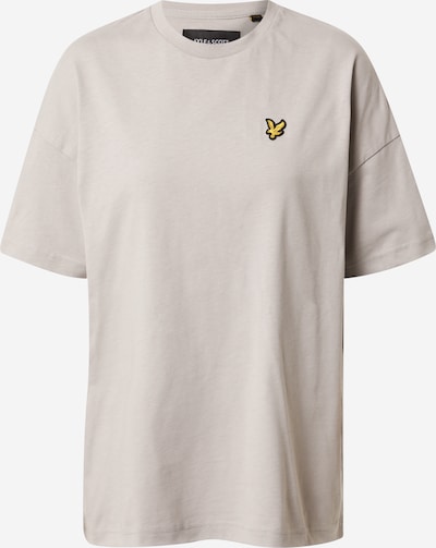 Tricou supradimensional Lyle & Scott pe galben auriu / gri / negru, Vizualizare produs