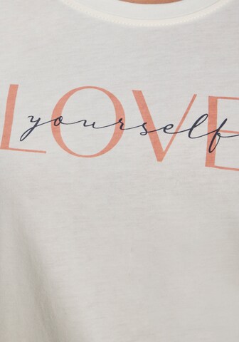 VIVANCE Pajama Shirt 'Dreams' in White