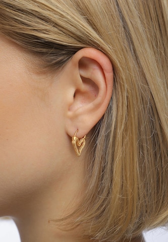 ELLI Earrings in Gold: front