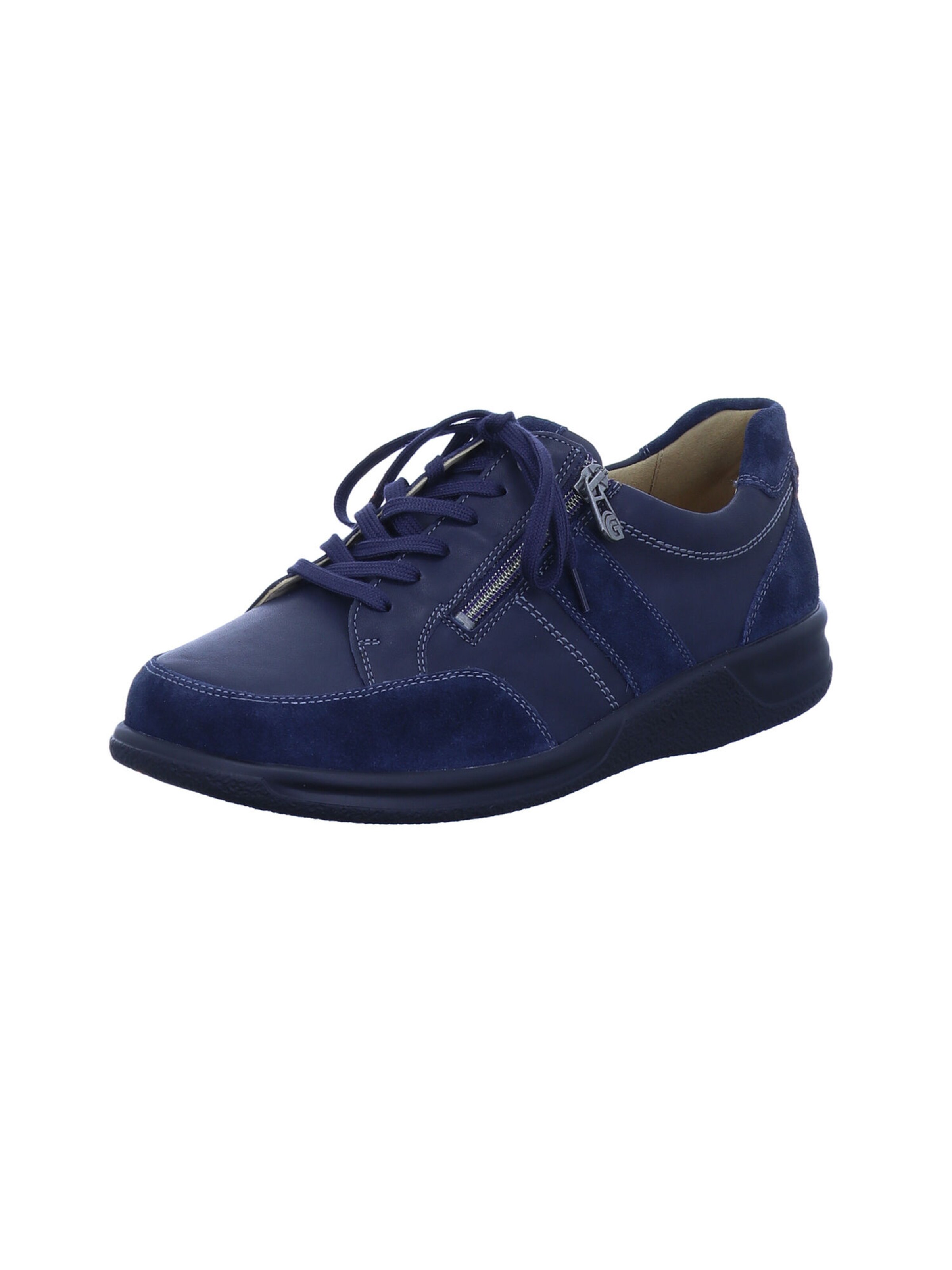Ganter Lace-Up Shoes 'Kurt' in Blue: front