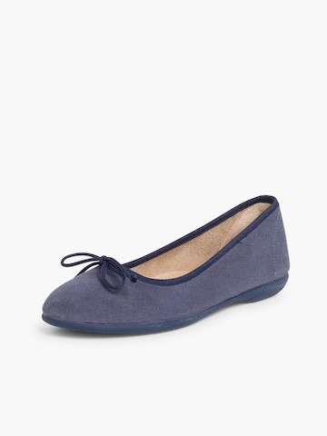Ballerines Pisamonas en bleu : devant