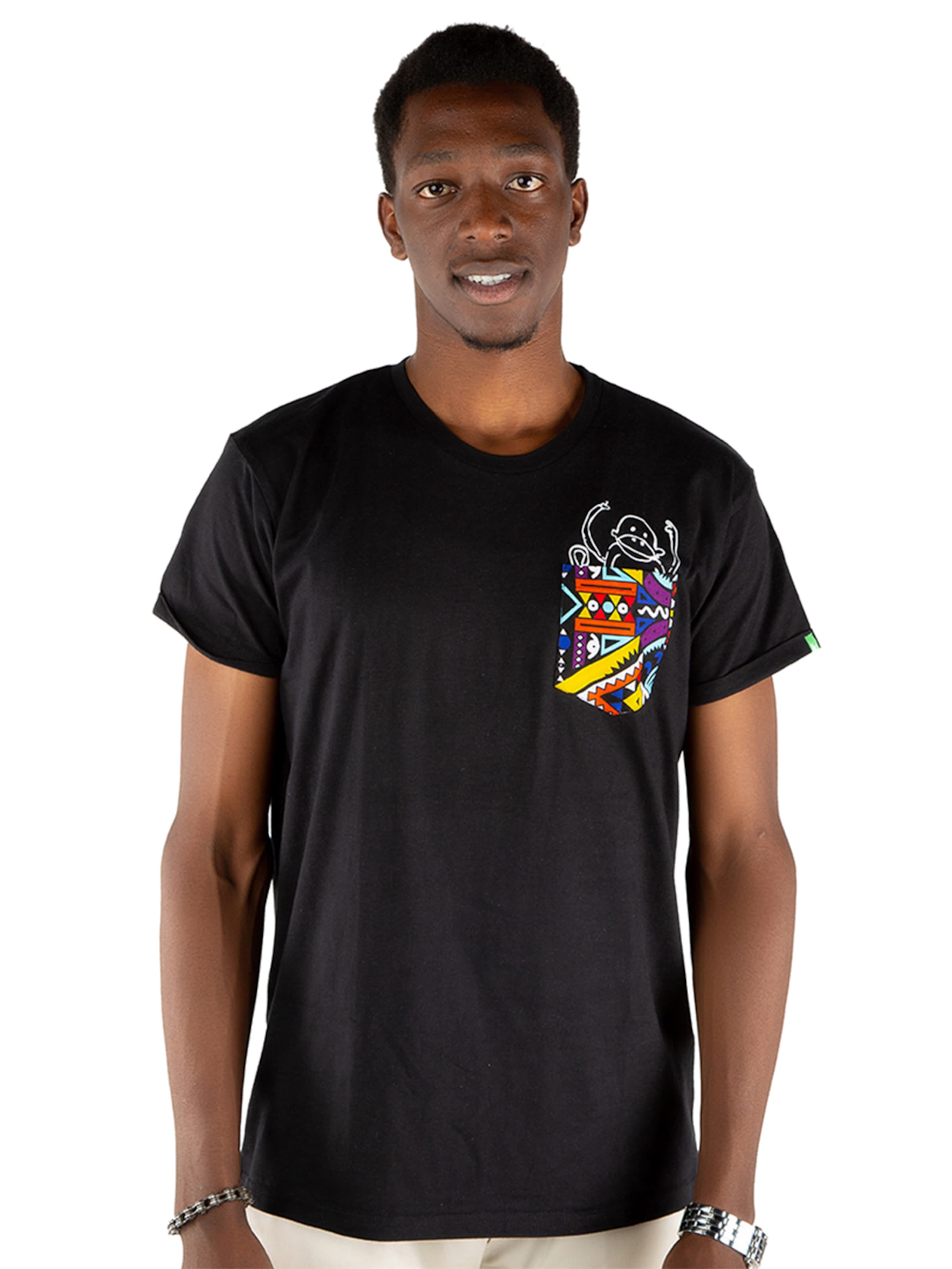 Kipepeo Clothing Shirt 'NYANI' in Black: front