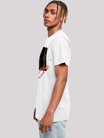 T-Shirt 'David Bowie Photo Angle 90s' F4NT4STIC en blanc