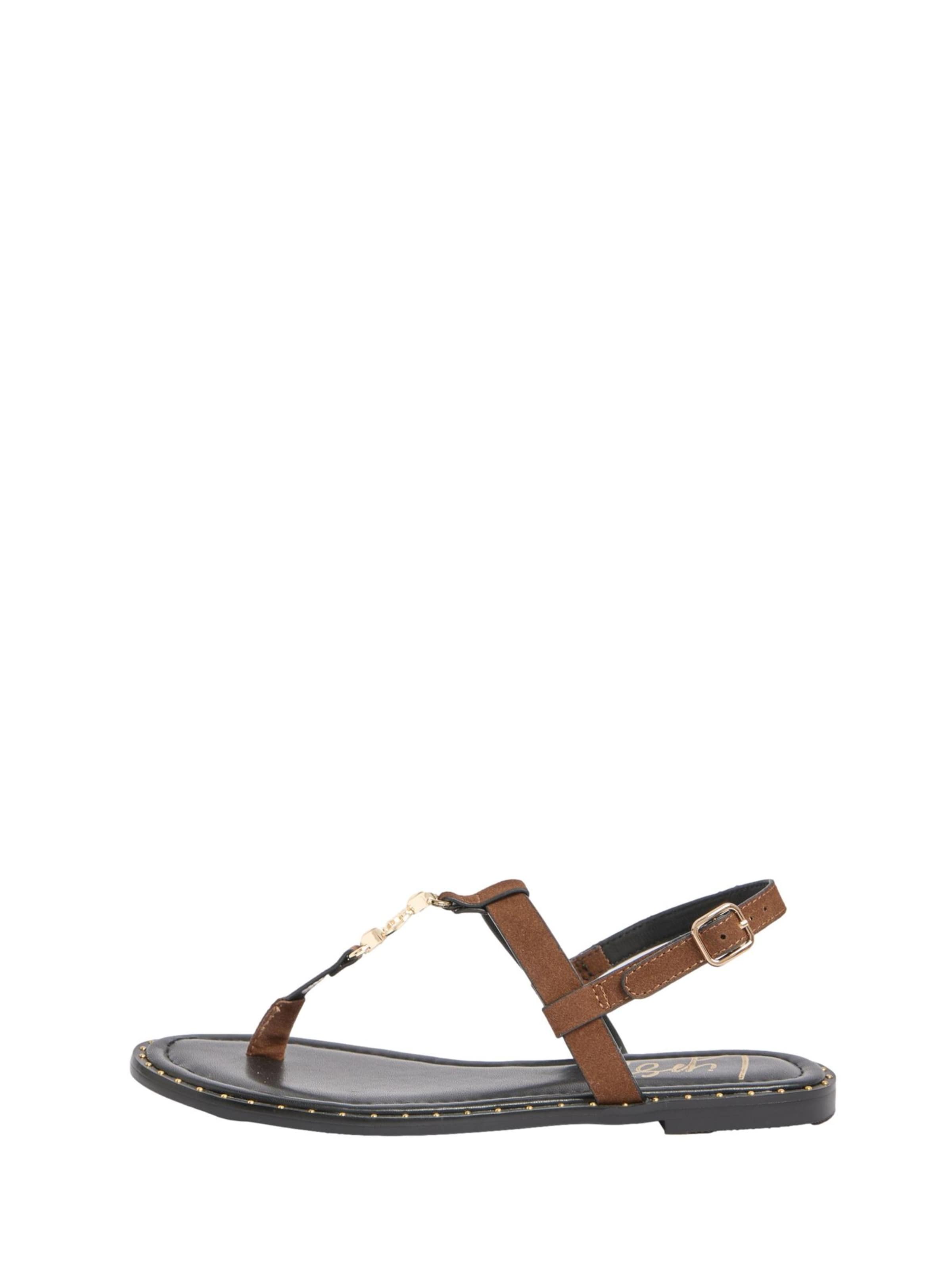 Lipsy T-bar sandals in Brown, Item view