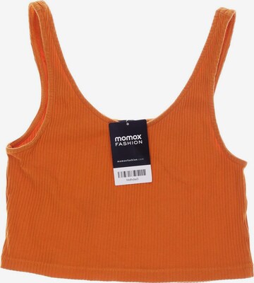 Monki Top & Shirt in M in Orange: front