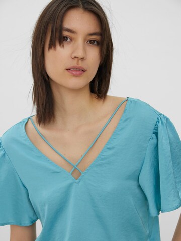 VERO MODA Bluse 'Anny' in Blau