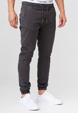 INDICODE JEANS Regular Broek ' Fields ' in Grijs