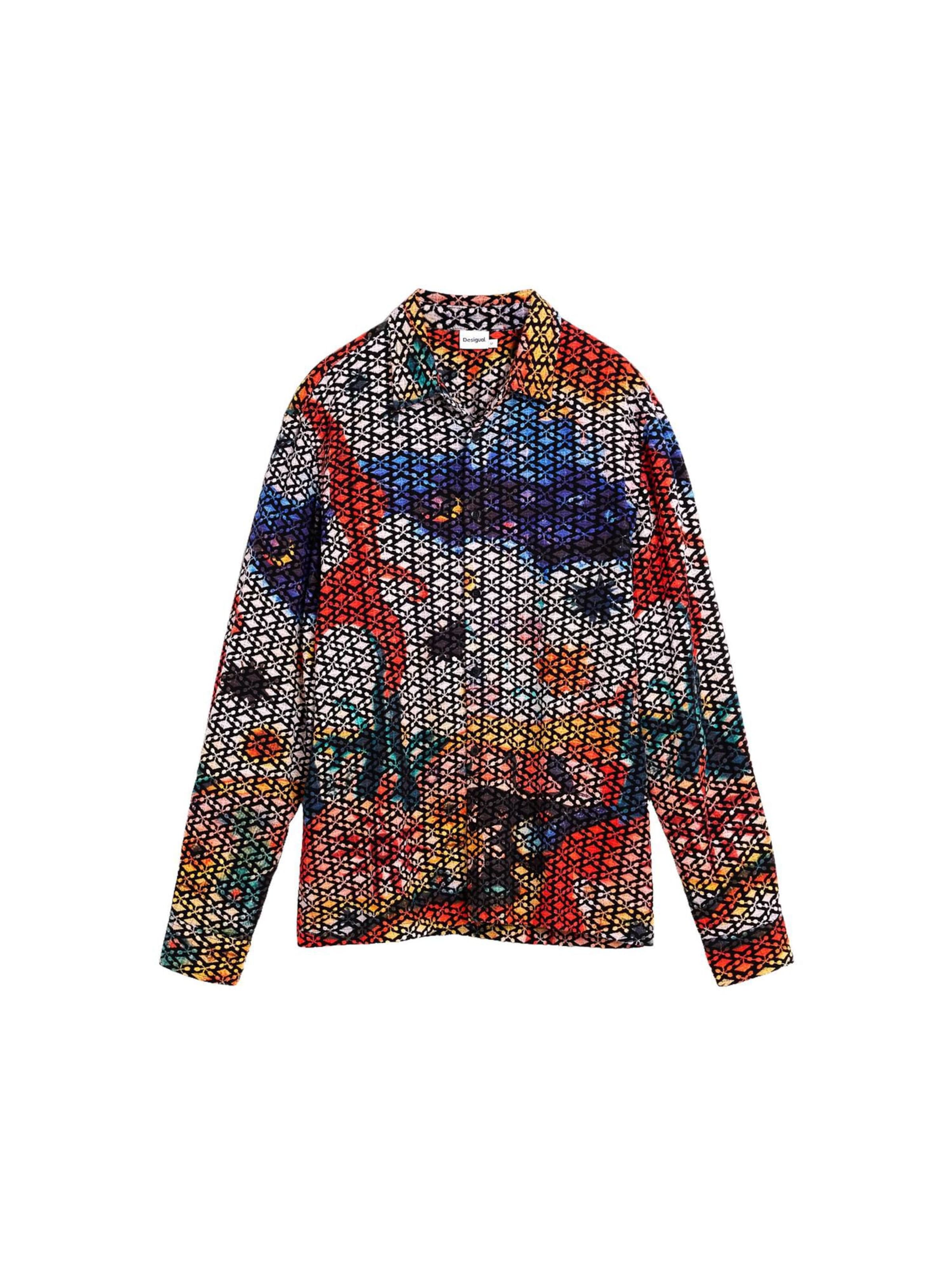 Regular fit Camicia di Desigual in colori misti: frontale
