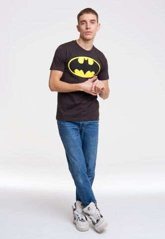 LOGOSHIRT T-Shirt BATMAN - LOGO in Grau