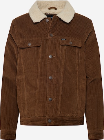 RVCA Between-Season Jacket 'WAYLON' in Brown: front