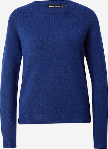 Pullover di PIECES in blu: frontale