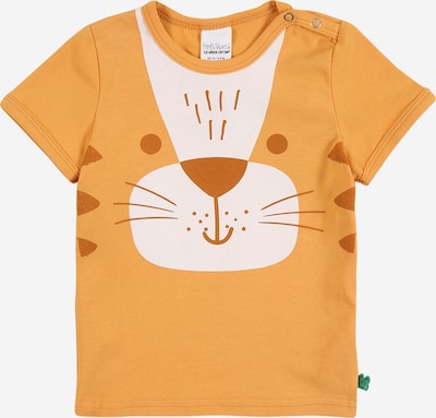 Fred's World by GREEN COTTON Majica 'Bengal' | karamel / oranžna / bela barva, Prikaz izdelka