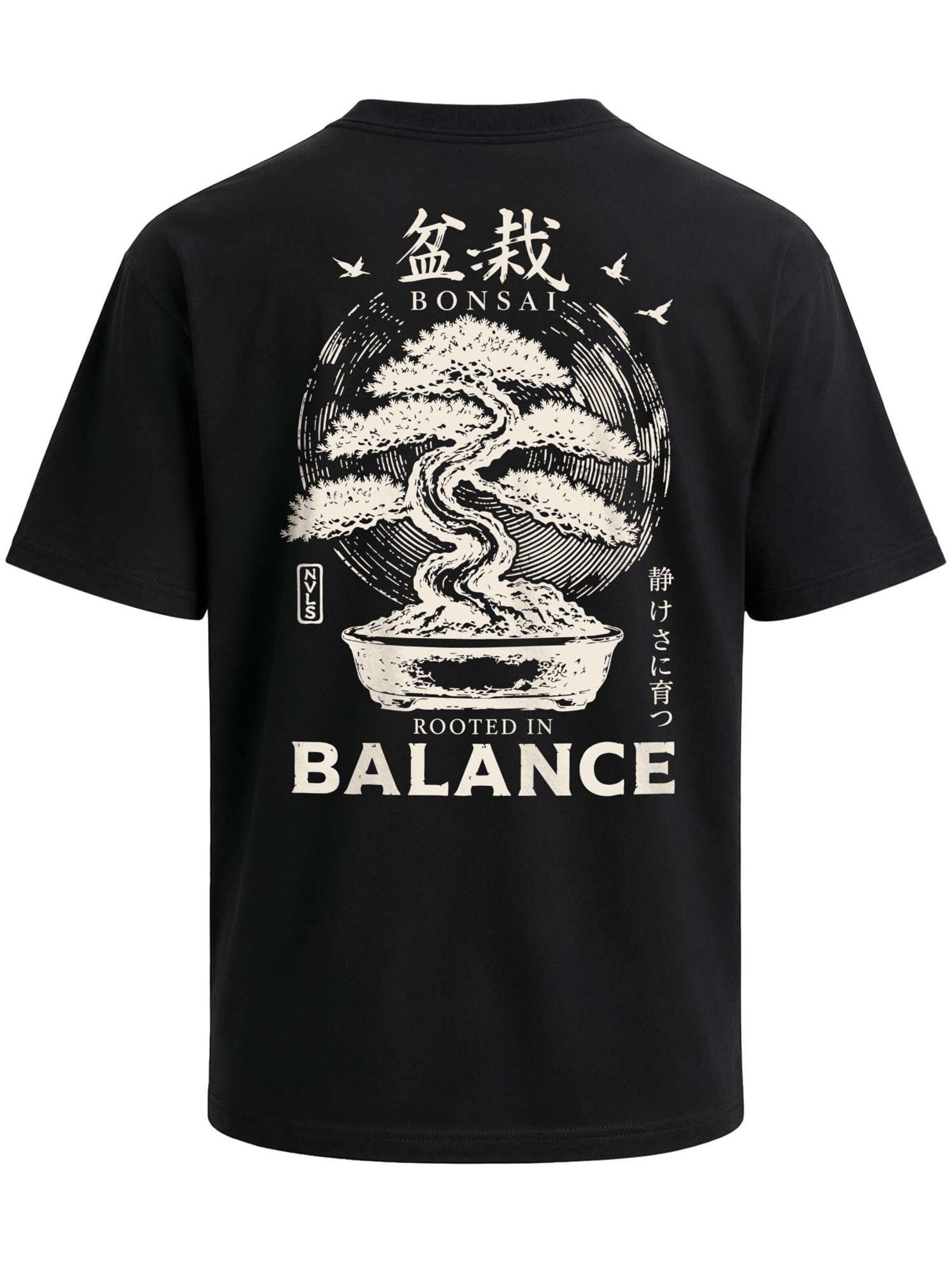 Neverless Shirt 'Bonsai' in Black