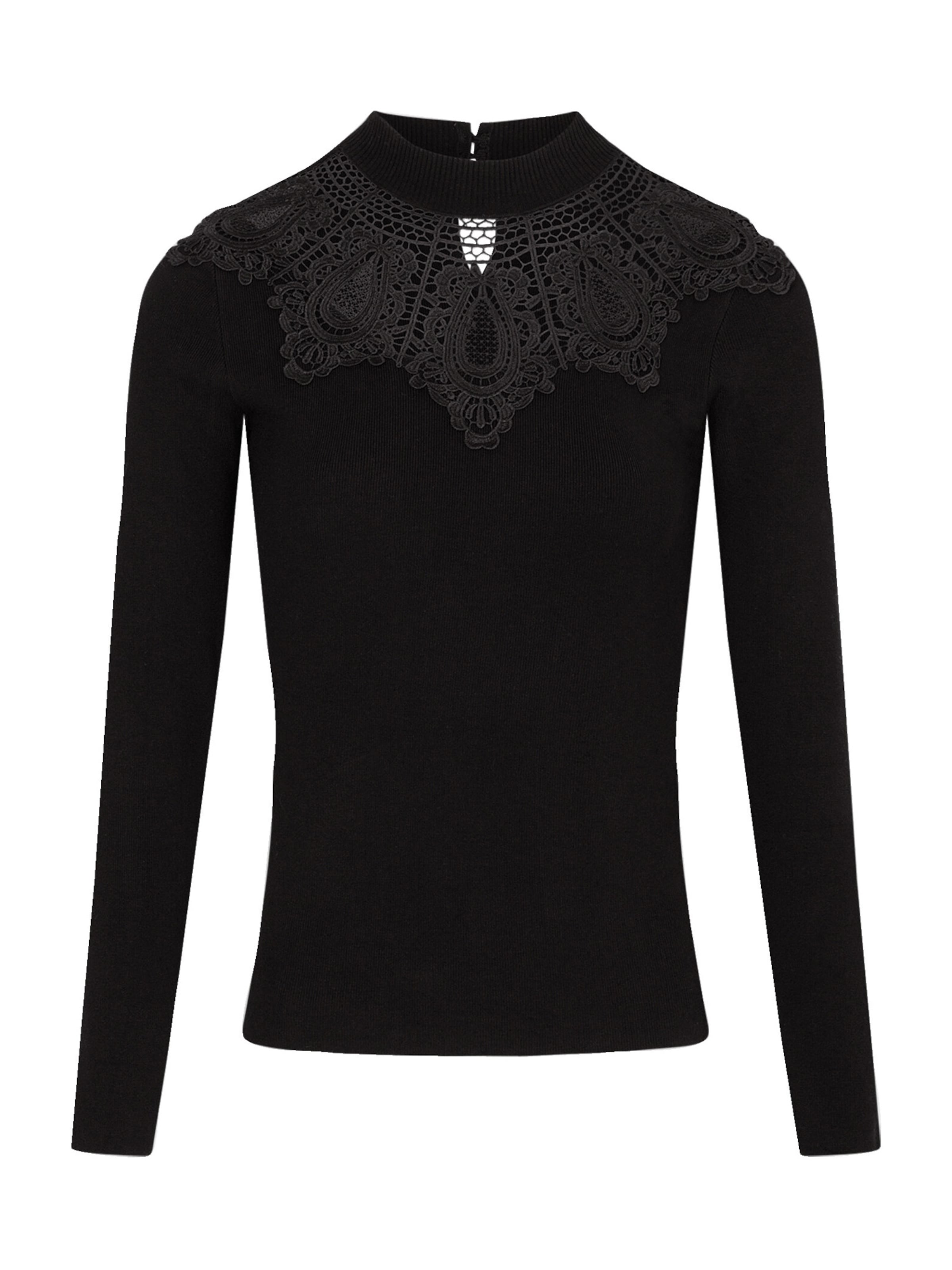 Pullover 'VIVIA' di Morgan in nero: frontale