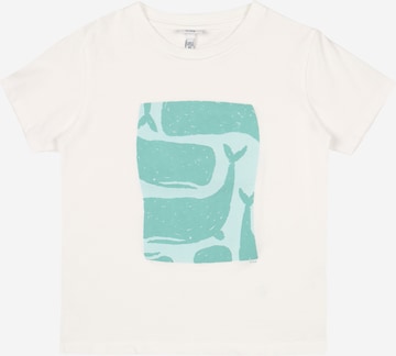KNOT Shirt 'Whale Reunion' in White: front