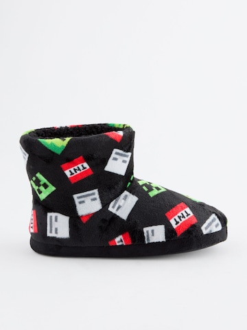 Next - Zapatillas de casa en negro