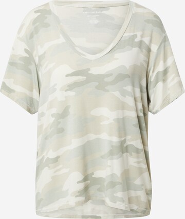 T-shirt American Eagle en vert : devant