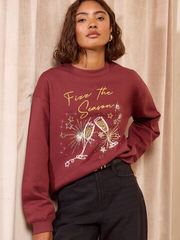 Sweat-shirt Friends Like These en rouge : devant