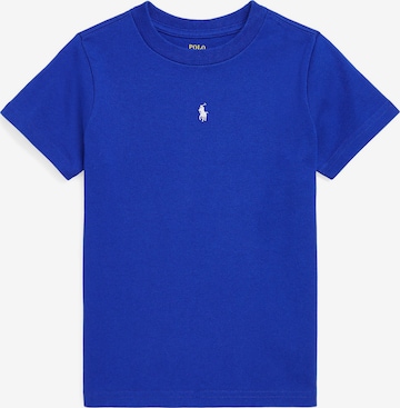 Tricou de la Polo Ralph Lauren pe albastru: față