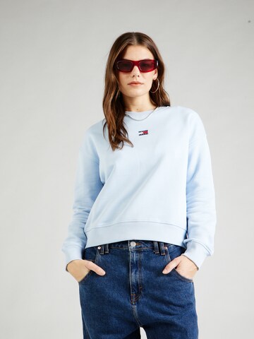 Tommy Jeans Sweatshirt in Blue: front