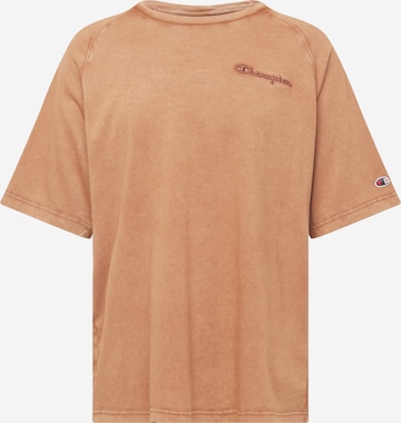 Champion Authentic Athletic Apparel Shirt in Bruin: voorkant