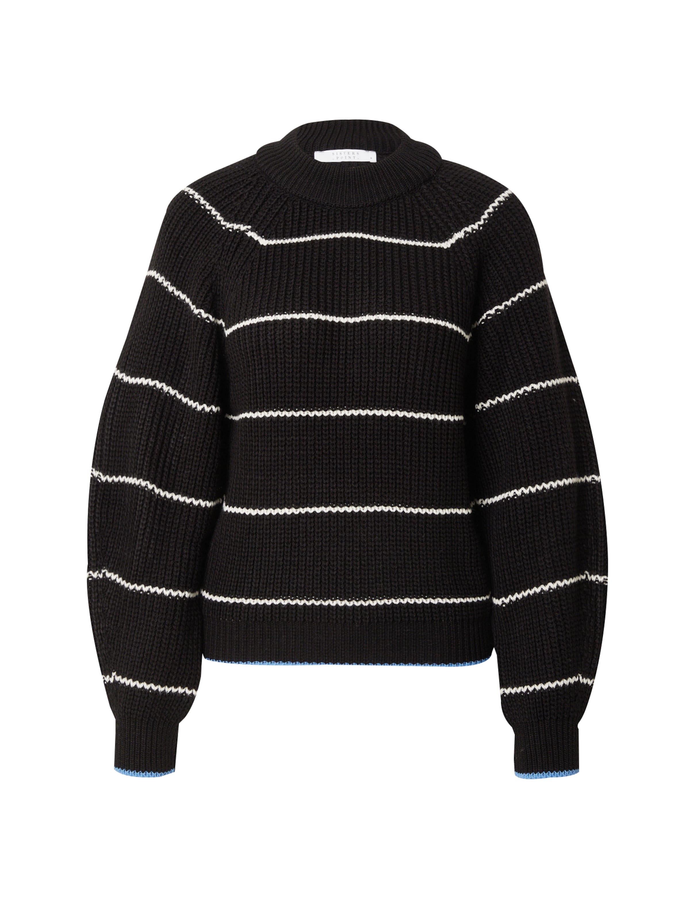 SISTERS POINT Tröja 'MIBA-PU2' i svart: framsida