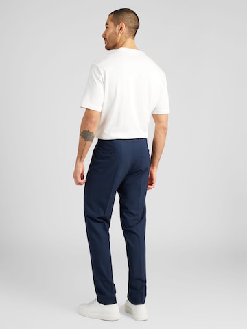 s.Oliver BLACK LABEL - regular Pantalón de pinzas en azul