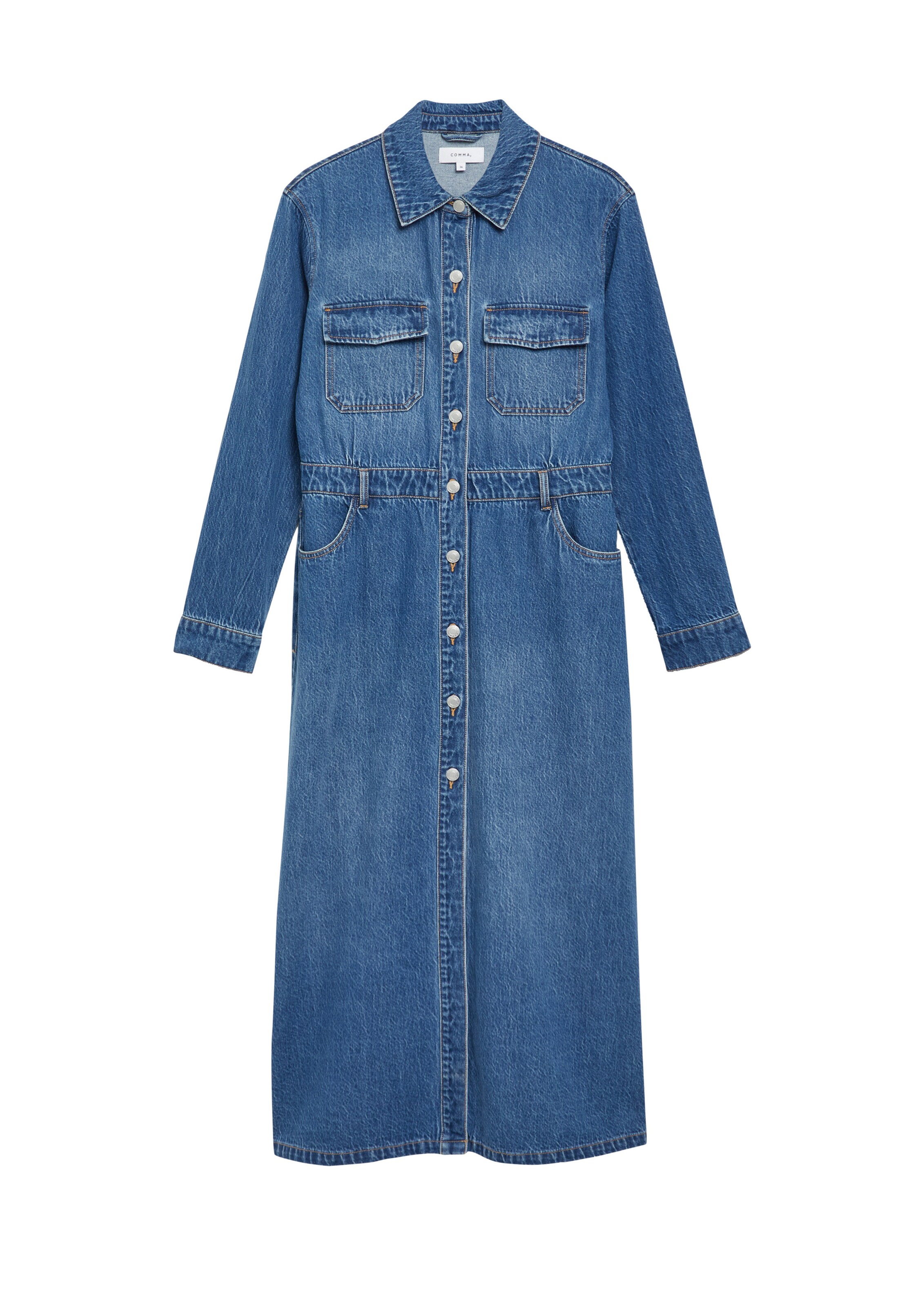 COMMA Shirt dress in Blue: front