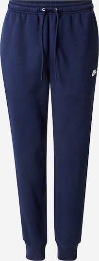 Nike Sportswear Hlače 'CLUB' u mornarsko plava / bijela, Pregled proizvoda