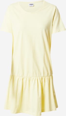 Robe 'Valance' Urban Classics en jaune : devant