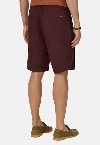 Loosefit Pantalon 'Bermudas' Boggi Milano en rouge