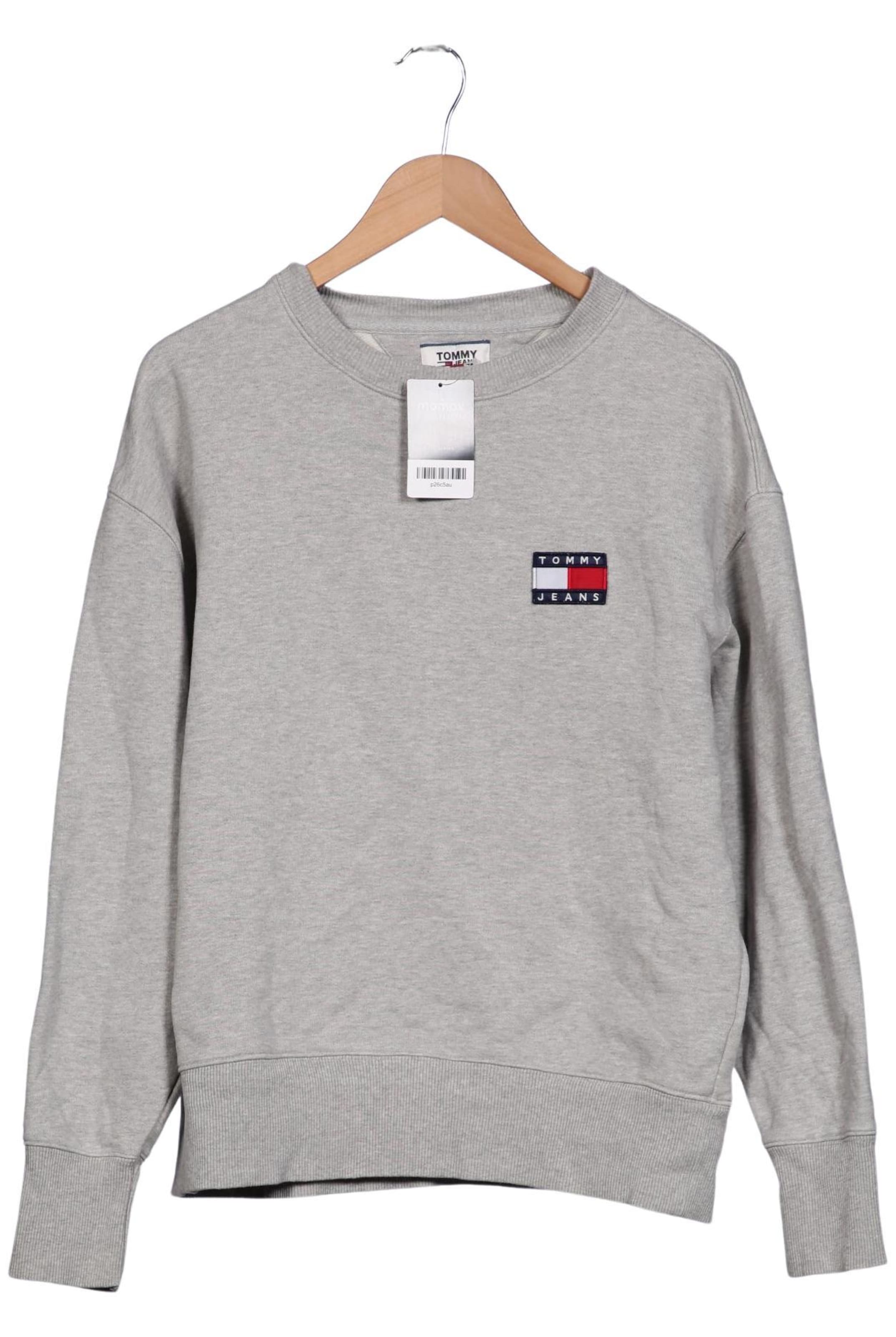 Tommy Jeans Sweatshirt & Zip-Up Hoodie in L in Grey: front