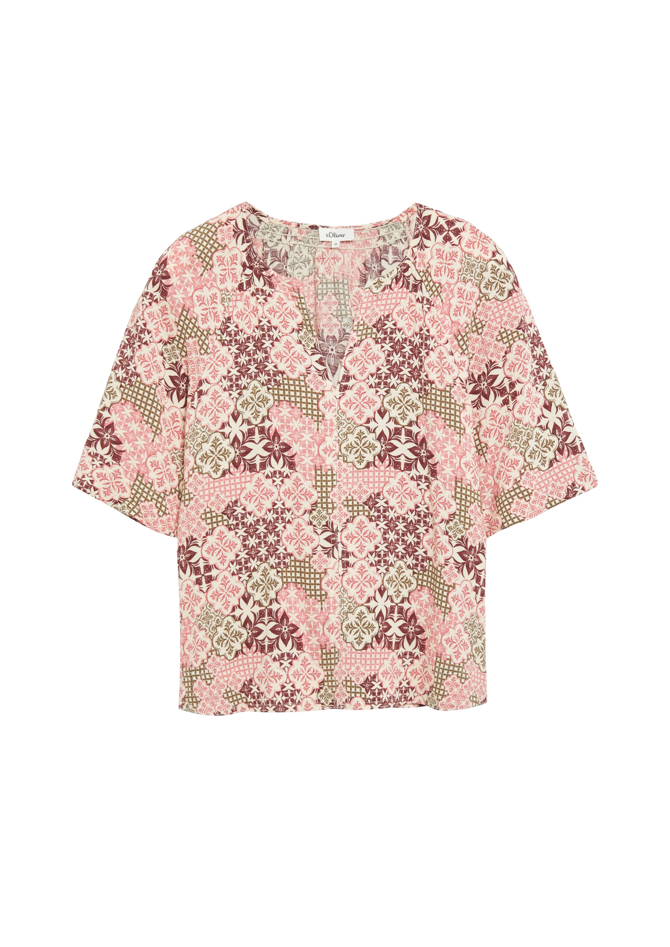 s.Oliver Bluse in Rot: Vorderseite