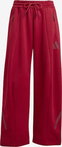 Pantalon de sport 'Z.N.E.' ADIDAS SPORTSWEAR en rouge : devant