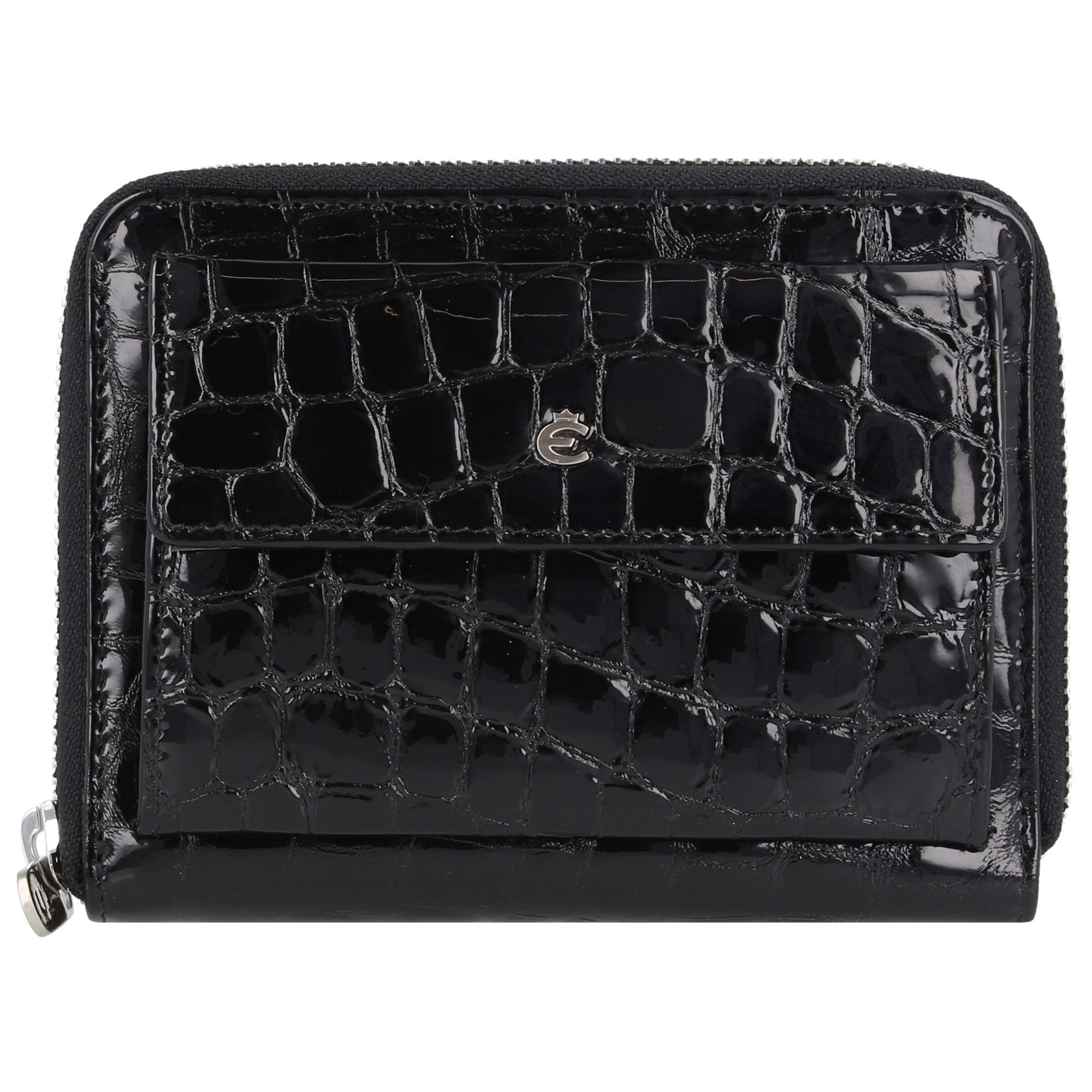 Portamonete 'Nizza' di Esquire in nero: frontale