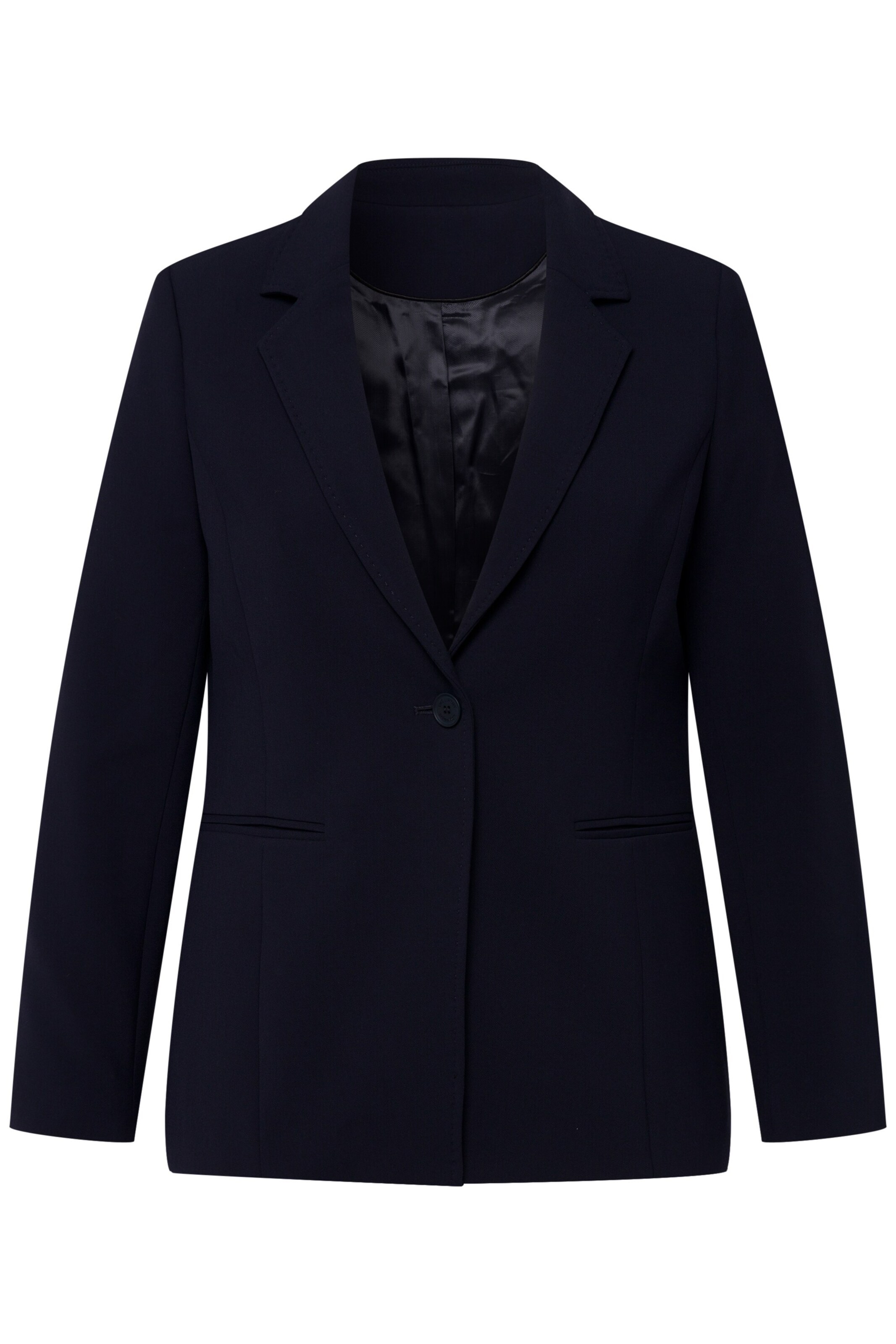 Blazer Ulla Popken en bleu : devant